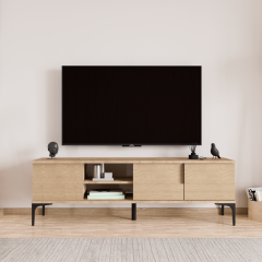 Tarz Tv Ünitesi , Raflı Tv Sehpası , 180 Cm Tv Konsolu, Ekonomik Tv Ünitesi (FULL YUNUS)