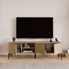 Tarz (FULL YUNUS)150 Cm Tv Ünitesi Tv Sehpası Raflı Tv Ünitesi Konsol, Ekonomik Tv Ünitesi