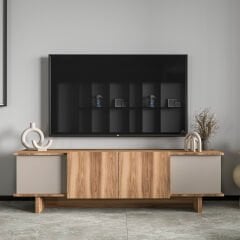 Diana 180 Cm Tv Ünitesi, Ceviz-dolunay Tv Ünitesi, Ekonomik Tv Ünitesi, Modüler Tv Ünitesi