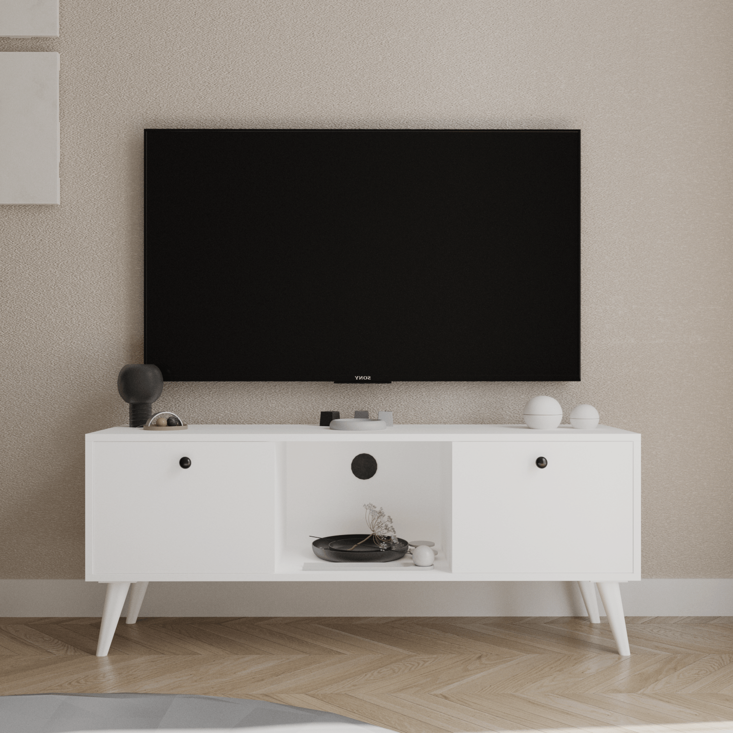 Force Tv Ünitesi Beyaz 140 Cm