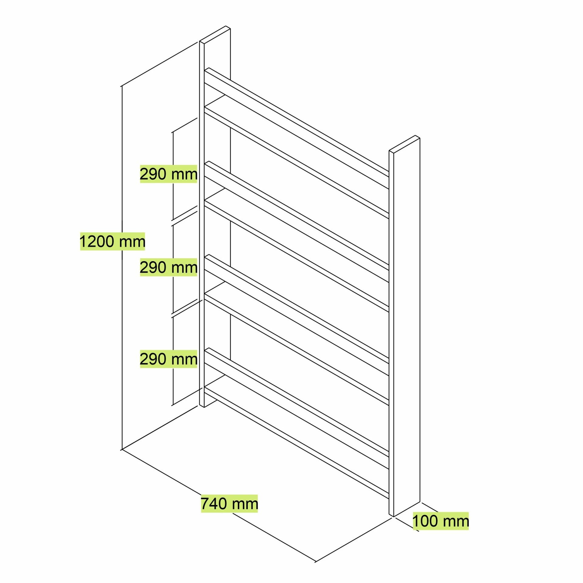 Nordik Duvar Rafı Atlantik Çam, Dekoratif Duvar Rafı, Çok Amaçlı Raf, Kitap Rafı, Aksesuar Rafı