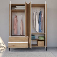 Rio 4 Kapılı Ekonomik, Modüler Dolap, Çocuk Odası, Genç Odası, Çok Amaçlı Dolap, Yatak Odası