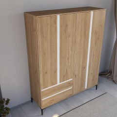 Rio 4 Kapılı Ekonomik, Modüler Dolap, Çocuk Odası, Genç Odası, Çok Amaçlı Dolap, Yatak Odası