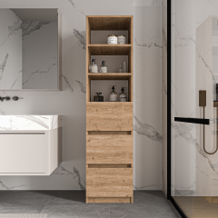 Eylül Çok Amaçlı Dolap 2 Raflı, 3 Çekmeceli, Ekonomik, Modüler, Banyo Mutfak Dolabı
