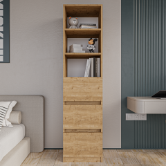 Eylül Çok Amaçlı Dolap 2 Raflı, 3 Çekmeceli, Ekonomik, Modüler, Banyo Mutfak Dolabı