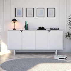 DORUK KONSOL FUL BEYAZ 180 CM YEMEK ODASI, OFİS SALON ÜNİTE
