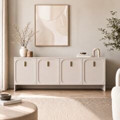 Altay 180 cm Konsol MDF Membran Kapaklı Modern Salon ve Yemek Odası Konsolu