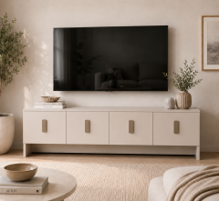 Star TV Ünitesi 180 cm 4 Kapaklı Modern Çok Amaçlı Televizyon Sehpası